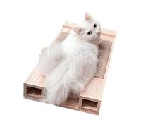 Cat Mating Stool, Short Legged Wooden Mating Scratch Pad, Female Kitten Support System, Boredom Relief Furniture, Indoor Companion for Living Room, Balcony