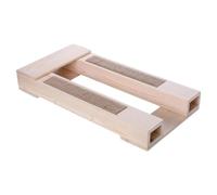 Cat Mating Stool - Wood and Rope 55x27.5x8cm 21.65x10.83x3.15in, 1533g Low
