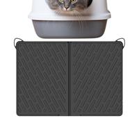 Cat Mats For Litter - Large Box Catcher Rug, Soft Mesh Debris Trapper, Washable Pet Feeding Pad, Heavy Duty Claw Safe | Multi Use Floor Guard Kitten, Bowl, Corner Space