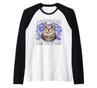 Cat Meme Todo Está Bien Soy La Tormenta Camiseta Manga Raglan