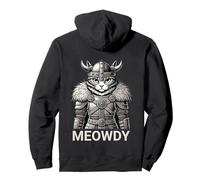Cat Meowdy Nordic Viking For Moody Women Girl Cat Lover Sudadera con Capucha