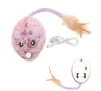 Cat Mice Toy, Automatic Moving Mice Toy, Automatic Moving Kitten Toys, Interactive Smart Sensing Moving Cat Toys, USB Rechargeable Electric Mice Toy, Easy To Use, Portable for Indoor Outdoor