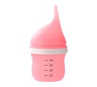 Cat Milk Bottle, 40 ml Small Pet Feeder, Precision Nursing Bottle With Soft Nipple, Portable Feeding Supply, Natural Breastfeeding Texture, Silicone, Pc Material, 4.33x2.17x2.17in