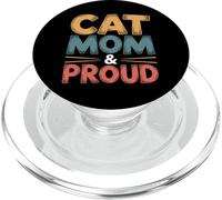 Cat Mom and Proud PopSockets PopGrip para MagSafe