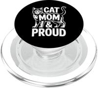 Cat Mom and Proud PopSockets PopGrip para MagSafe