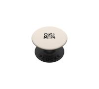 Cat Mom Cute Paw Heart Estética PopSockets PopGrip Adhesivo