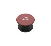 Cat Mom Cute Paw Heart Estética PopSockets PopGrip Adhesivo