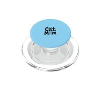 Cat Mom Cute Paw Heart Estética PopSockets PopGrip para MagSafe