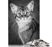 Cat Monk Rompecabezas Imposible,desafío for Adults Juego Educativo 1000 Piezas Obra De Arte De Juego De para Adultos Y Niños A Partir De 12 Años 1000pcs (38x26cm)