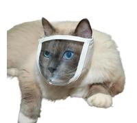 Cat Muzzle, Breathable Transparent Soft Protective Cover, Anti Bite Face , Safe Cat Dog Muzzle For Small Medium All Breeds Kitten Puppy Grooming Clipping Biting Prevention And Protection Indoor