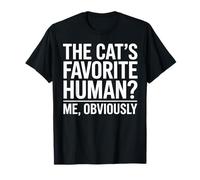 Cat My Favorite Child Cute Pet Lover Mom Dad Animal Owner Camiseta