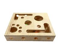 Cat Nail File Enrichment Box - Claw Protector Scratcher | 30x25x6cm Plywood Cat Nail File Scratcher with Grooming Function, Indoor Pet Kitten Accessory For Couch Corner Furniture Carpet Protection