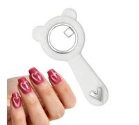 Cat Nail Magnet, Non-Slip Precise Manicure Tool With Heart Ring Design