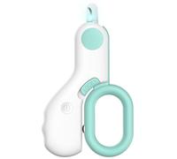 Cat Nail Trimmer with Light, 2024 Upgrade Cat Nail Clipper, Kitten Supplies, Cat Claw Clippers for Indoor Cats,Bunny Nail Clippers, Pet Grooming Tool Easy and Pain (Bule Open-End Shears)