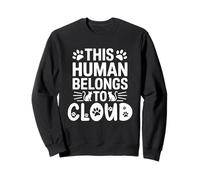 Cat Name Cloud Human Pertenece a Cat Name Cloud Sudadera