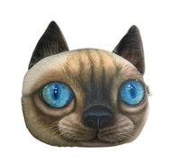 Cat Neck Pillow - Ergonomic Car Seat Support for Kids | Cute Animal Headrest Cushion with Soft Filling, Breathable Cover, Comfortable Travel Accessory for Long Drives Road Trips Commuting Sleeping