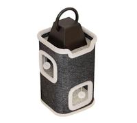 Cat Nest, Cat Climbing Frame, Cat Tree Integrated, Multi-Layer Semi Enclosed, Wear-Resistant Tree Hole, Scratch Column, sisal Bucket Scratch Column - Second Floor with Climbing Frame