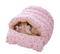 Cat Nest - Cloth, 19.69x15.75x9.84in Cave Nest Tent Thickened Warm Design | Convertible Bed Portable Pet Shelter, Soft Sleeping House For Cats, Kittens, Puppies, Small Dogs, Travel