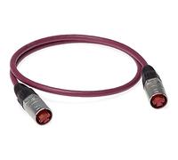 CAT-Netzwerkcable, 1 m 2x etherCON, violeta burdeos