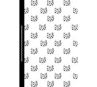Cat Notebook Journal Hardcover: 120 Lined pages with paw print themed endpages, 6 x 9, for home, school, office supplies, self care, gift