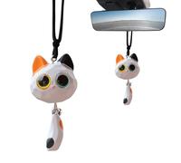 Cat Ornament - Cute Cat Car Pendant Decoration, Resin Car Interior Decor | Hanging Figurine Pendant System, Çar Accessory Solution for Garden Wall Window Home Decoration