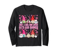 Cat Owner Must Haves For Girls Who Loves Cats and Gnomes Manga Larga