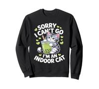 Cat Owners Introverts Sorry I Cant Go Im An Indoor Cat Sudadera