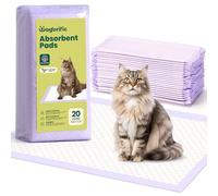 Cat Pads - Recambios para sistema de arena Tidy Cats Breeze, almohadillas superabsorbentes de 6 capas para control de olores, sin perfume, 16.9 x 11.4 pulgadas, paquete de 20 almohadillas de repuesto