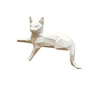 Cat PaperCraft, kit de manualidades de papel de gato DIY, escultura de papel 3D, kit de manualidades de papel precortado, gato 3D origami, arte de papel 3D, juego de plantillas de bricolaje, juego de