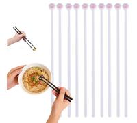 Cat Paw Chopsticks, Adorable Reusable Non-Slip Cat Chopsticks Perfect Gift for Cat Lovers and Fun Dining Experience (5*White)