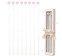 Cat Paw Chopsticks, Cute Black Cat Paw Design Funny Chopsticks, Reusable Lightweight Non-Slip Grip, Gift Idea for Cat Lovers (White,6 pair)