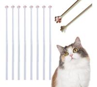 Cat Paw Chopsticks, Cute Fun & Unique Pink Paw Prints Reusable Lightweight Non-Slip Grip Chopsticks, Meowgicchopsticks (4Paris)