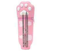 Cat Paw Design Pencil Pouch, Pencil Case Pouch, Cat Paw Storage Pencil Box, Cat Paw Storage Pencil Box, 22x6.5x7.5cm Silicone Pencil Box with Cute Design, Cute Pencil Holder for School Supplies