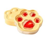 Cat Paw Ice Tray, Freezer Mold Maker, 4.53×3.98×2.2inch Press Design Reusable Iced Cube Mold with Cute Paw Shape System, Sturdy Silicone Freezing Tool, Fun Kitchen Gadget for Home Use