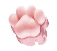 Cat Paw Nail Dust Brush - Manicure Powder Cleaner, Soft Bristle Remove,r Acrylic Gel Brushes, Handheld Compact Grip Cleaning Tool | Suitable for Home Salon Makeup Grooming Office Travel Valentines