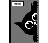 Cat Paw Notebook - Cute Black Cat Design | 7x10 Lined Journal: Perfect for Cat Lovers, School Notes, Journaling & Daily Writing - 100 Lined Pages