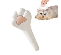 Cat Paw Pet Brush - Cute Paw-Shaped Detangling Brush | Gentle Self-Cleaning Pin Brushes | Removes Loose Hair, Dandruff, and Tangles for Cats and Small Dogs, Professional Pet Grooming Tool 19x10cm