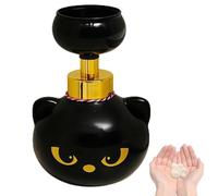 Cat Paw Soap Dispenser, Cute Cat Paw Foam Soap Dispenser, Black Cats Pawprint Magic Foaming Hand Wash Dispensers for Bathroom Kitchen (1PC)
