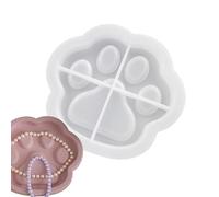 Cat Paw Tray Silicone Mold - 5.35x4.92 Inches, Cat Paw Shape Non-Stick Mold | Ashtray And Trinket Box Molds For Jewelry, Candle, Candy, Decorative Storage For Home, Kitchen, Craft Projects
