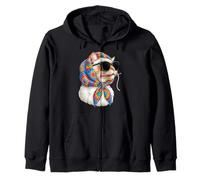 Cat Pet Granny Square Crochet Yarn Crochet Lover Sudadera con Capucha