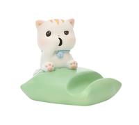 Cat Phone Holder - Resin Desktop Smartphone Holder | 1 Piece Cat Cell Phone | Lovely Lazy Desktop Ornaments Resin Crafts Hands-Release Anti-Slip Base Cradle For Truck Desk Workplace