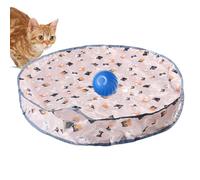 Cat Play Mat, USB Automatic Toy with 3 modos, 8,66 x 2,36 en Fast Rolling Pouch, Interactive Kitten Game, Cat Toys with Pouch for Festivals, Birthdays, Acción de Gracias