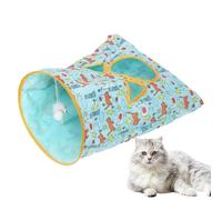 Cat Play Tunnel, Tunnel Bag, Interactive Plegable Toy, Creative Pet Activity Tube, 11,81 x 19,69 x 18,5 pulgadas, Ideal para interiores Exploración, Keeping Cats Entertained