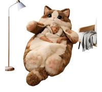 Cat Plush Sleeping Bag - Warm Kitty Nap Sack, Washable Bedding for Resting, Soft Fabric Lounger, Cold Season Sleep Gear with Refined Stitching Finish, Indoor Resting Equipment for Sleeping & Napping