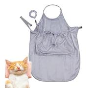 Cat Pouch Carrier, Wearable Kitten Apron, 31.5 Inches, Double Layer Pet Sleeping Bag, Soft Washable Design, Secure Carrier for Nail Trimming & Grooming (Multicolor)