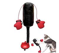 Cat Punching Bag Toy, Interactive Cat Toy, Portable Kitten Boxing Tool, Creative Companion for Cats and Small Pets, Compact Plaything, Fun Playtime Activity, Red, 1 Piece
