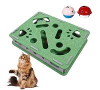Cat Puzzle Box - 15,7 pulgadas Interactive Cat Scratcher | Silent Furniture Protector - Felt Maze Scratch Board with Quiet Design Lightweight Build for Indoor Play Grooming And Claw Care Protecting