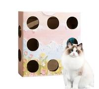Cat Puzzle Box, Funny Cat Scratcher, Cat Toy, Interactive Cat Feather Toy, Electric Cat Puzzle Toy, Cat Feather Toy Puzzle Box, Electric Kitten Entertainment Toy, Interactive Teaser Toy for Cats