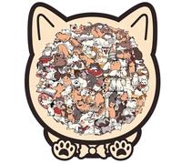 Cat Puzzle Decorative Wooden Jigsaw Puzzles For Adults Offer An Interactive