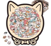 Cat Puzzle Decorative Wooden Jigsaw Puzzles For Adults Offer An Interactive